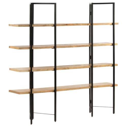 Police za knjige s 4 razine 160x35x160 cm masivno drvo manga - 1 160 cm 35 cm Cijena