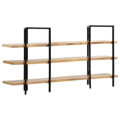 Police za knjige s 3 razine 160x31x80 cm od masivnog drva manga - 1 80 cm 31 cm Cijena
