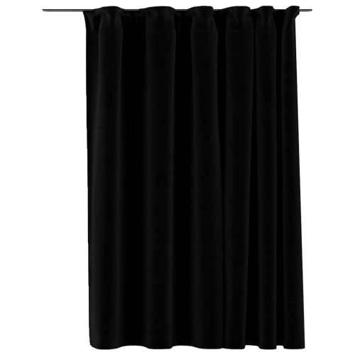 Zavjese za zamračivanje s kukama crne 290 x 245 cm - Crna 1 Cijena