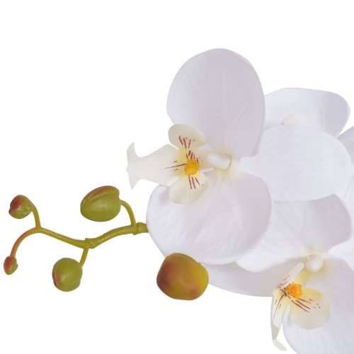 Umjetna orhideja s posudom 75 cm bijela Cijena