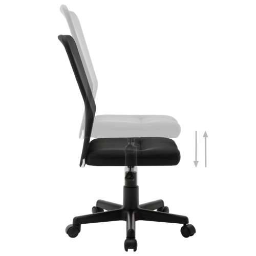 Radna stolica - Uredska stolica crna 44 x 52 x 100 cm od mrežaste tkanine - Crna 1 Cijena