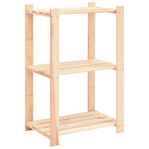 Stalci za pohranu s 3 razine 2 kom 60x38x90 cm borovina 150 kg - 1 2 Cijena