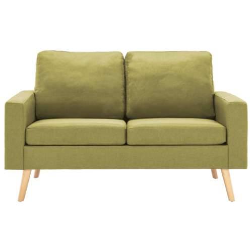 2-dijelni set sofa od tkanine zeleni Cijena