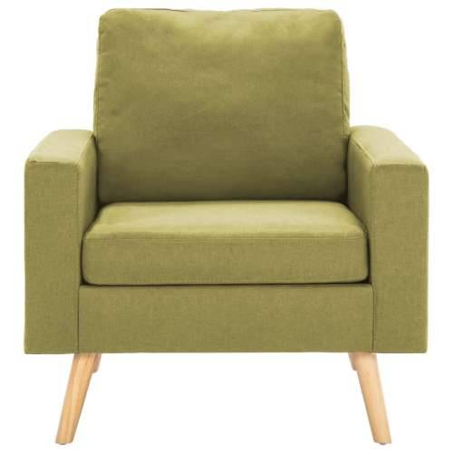 2-dijelni set sofa od tkanine zeleni Cijena