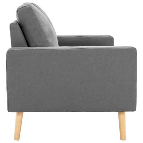 3-dijelni set sofa od tkanine svjetlosivi Cijena