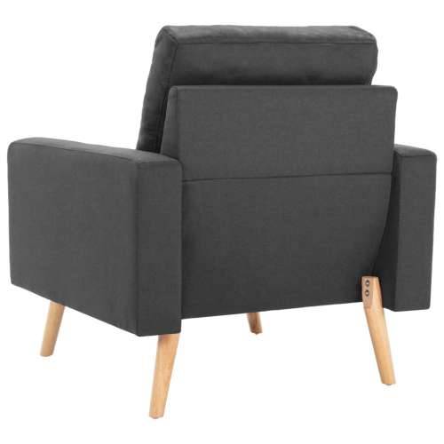 3-dijelni set sofa od tkanine tamnosivi Cijena