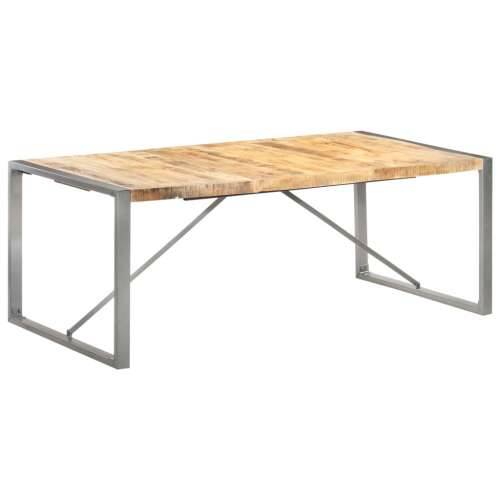Blagovaonski stol 200x100x75 cm od masivnog grubog drva manga