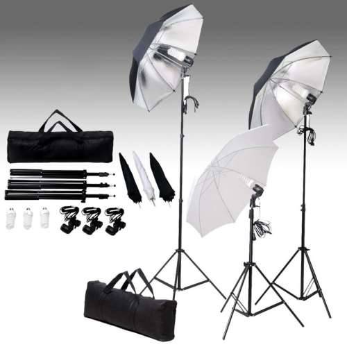 Komplet za fotografski studio sa setom svjetiljki i pozadinom - Zelena 600 x 300 cm 1 Cijena