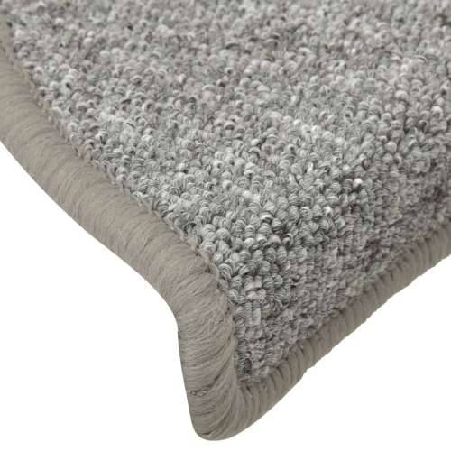 Tepisi za stepenice 15 kom svjetlosivi 56 x 17 x 3 cm - svjetlosiva 1 56 x 17 x 3 cm 15 Cijena