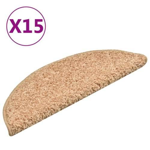 Tepisi za stepenice 15 kom zlatni 56 x 17 x 3 cm - Zlatno 56 x 17 x 3 cm 15 Cijena