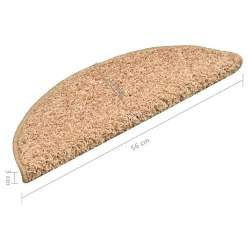 Tepisi za stepenice 15 kom zlatni 56 x 17 x 3 cm - Zlatno 56 x 17 x 3 cm 15 Cijena