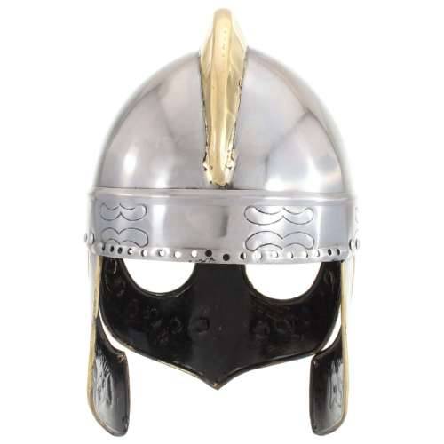 Antikna replika kacige Beowulf za LARP srebrna čelična - model 14 Cijena