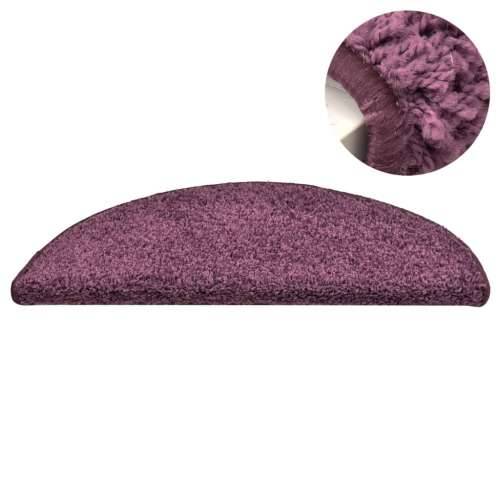Tepisi za stepenice 15 kom tamnoljubičasti 65 x 21 x 4 cm - tamnoljubičasta 65 x 21 x 4 cm 15 Cijena