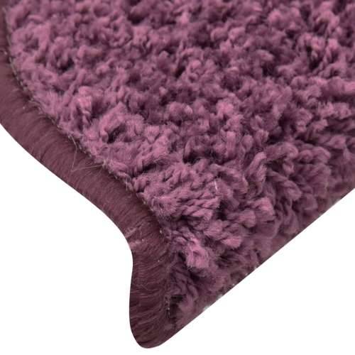 Tepisi za stepenice 15 kom tamnoljubičasti 65 x 21 x 4 cm - tamnoljubičasta 65 x 21 x 4 cm 15 Cijena