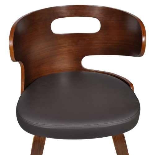 Blagovaonske stolice od umjetne kože 6 kom smeđe - black and dark brown 6 Cijena