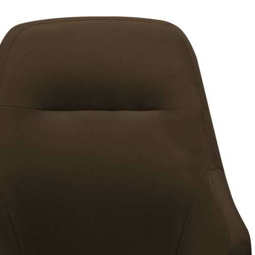 Stolica za ljuljanje od tkanine smeđa Cijena
