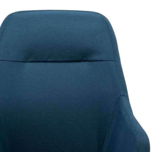 Stolica za ljuljanje od tkanine plava Cijena