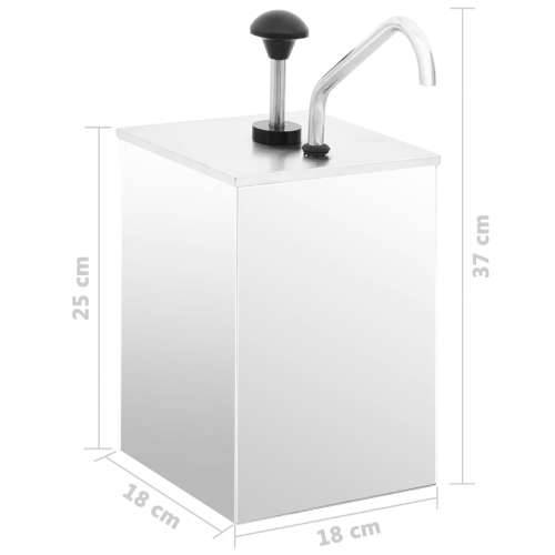 Dozator za umak od nehrđajućeg čelika 3,5 L - 1 x 3.5 l Cijena