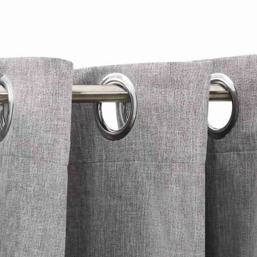 Zavjese za zamračivanje s prstenima 2 kom sive 140 x 225 cm - Siva 140 x 225 cm 2 Cijena