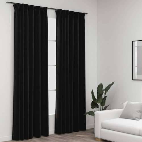 Zavjese za zamračivanje s kukama 2 kom antracit 140 x 225 cm - Antracit 140 x 225 cm 2 Cijena