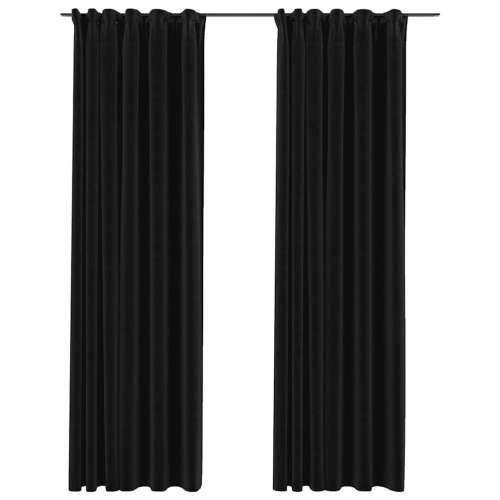 Zavjese za zamračivanje s kukama 2 kom antracit 140 x 225 cm - Antracit 140 x 225 cm 2 Cijena