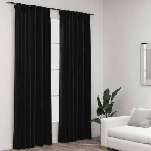 Zavjese za zamračivanje s kukama 2 kom antracit 140 x 245 cm - Antracit 140 x 245 cm 2 Cijena