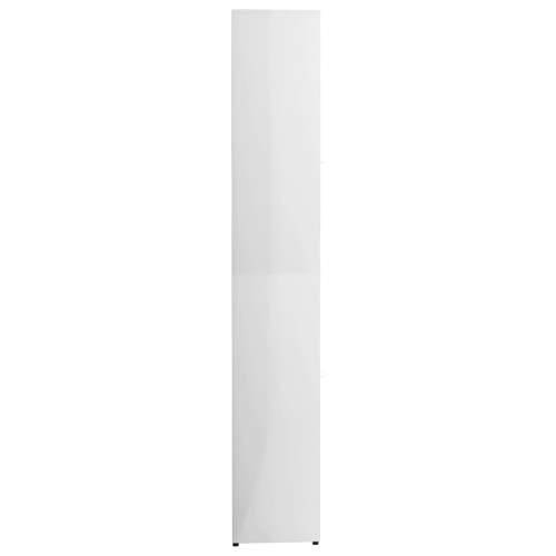 Kupaonski ormarić sjajni bijeli 30x30x183,5cm konstruirano drvo Cijena