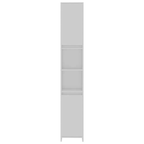 Kupaonski ormarić bijeli 30 x 30 x 183,5 cm konstruirano drvo Cijena