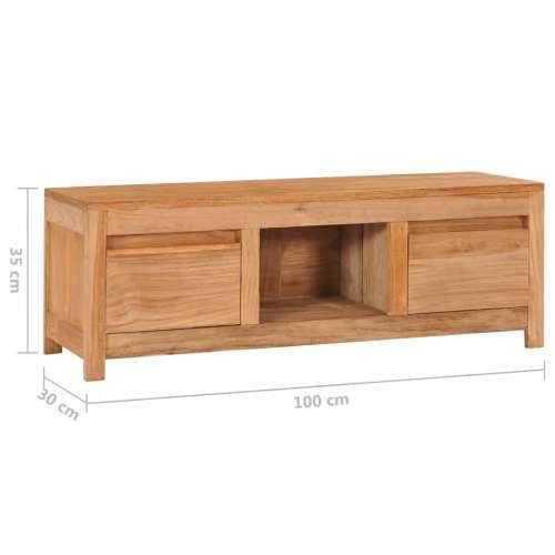 TV ormarić 100 x 30 x 35 cm od masivne tikovine Cijena