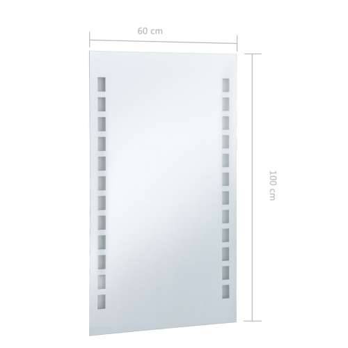 Kupaonsko LED zidno ogledalo 60 x 100 cm Cijena