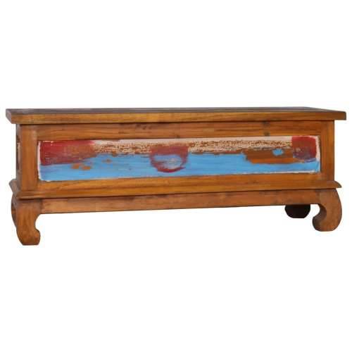 TV ormarić 110 x 35 x 40 cm od obnovljene tikovine Šareni 1 Cijena