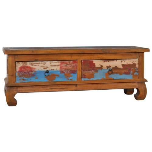 TV ormarić 110 x 35 x 40 cm od obnovljene tikovine Šareni 1 Cijena