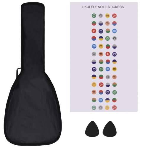 Set dječjeg ukulelea Soprano s torbom crni 21 ” Cijena