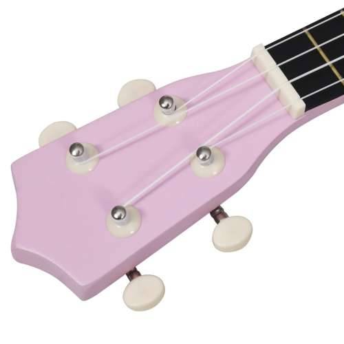 Set dječjeg ukulelea Soprano s torbom ružičasti 21 ”      - Ružičasta 21” Cijena