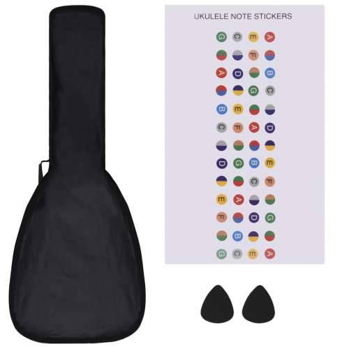 Set dječjeg ukulelea Soprano s torbom svjetloplavi 21 ” - Plava 21” Cijena