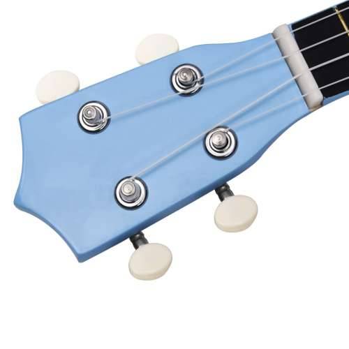 Set dječjeg ukulelea Soprano s torbom svjetloplavi 21 ” - Plava 21” Cijena