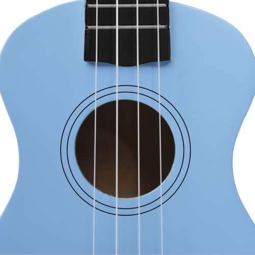 Set dječjeg ukulelea Soprano s torbom svjetloplavi 21 ” - Plava 21” Cijena