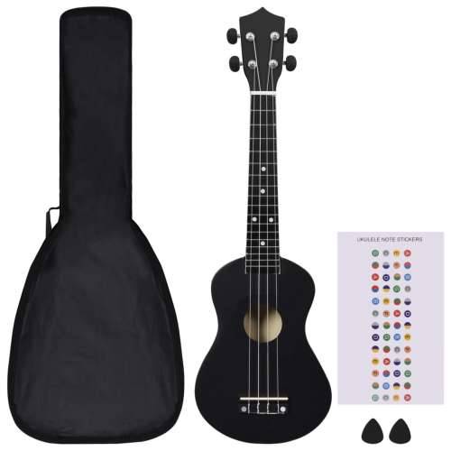 Set dječjeg ukulelea Soprano s torbom crni 23 ” - Crna 23” Cijena