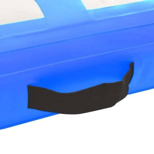 Strunjača na napuhavanje s crpkom 60 x 100 x 10 cm PVC plava Cijena