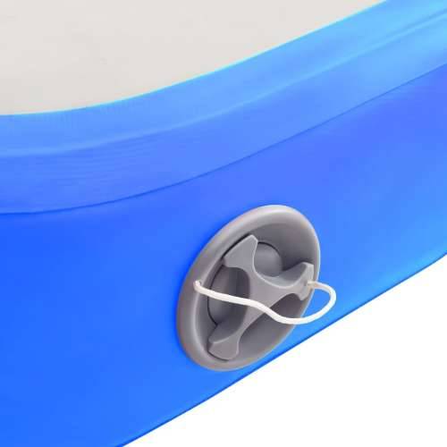 Strunjača na napuhavanje s crpkom 60 x 100 x 10 cm PVC plava Cijena