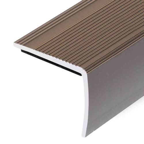 Rubnjaci za stepenice L-oblika 5 kom aluminijski 90 cm smeđi - Smeđa 90 cm (5 pcs) Traka Cijena
