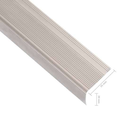 Rubnjaci za stepenice L-oblika 5 kom aluminijski 90 cm bež - Šampanjca 90 cm (5 pcs) Traka Cijena