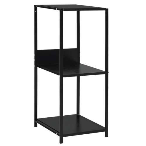 Male ravne police za knjige crne 33,5 x 39,6 x 79,7 cm drvene - Crna 1 Cijena