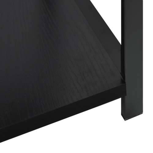 Male ravne police za knjige crne 33,5 x 39,6 x 79,7 cm drvene - Crna 1 Cijena