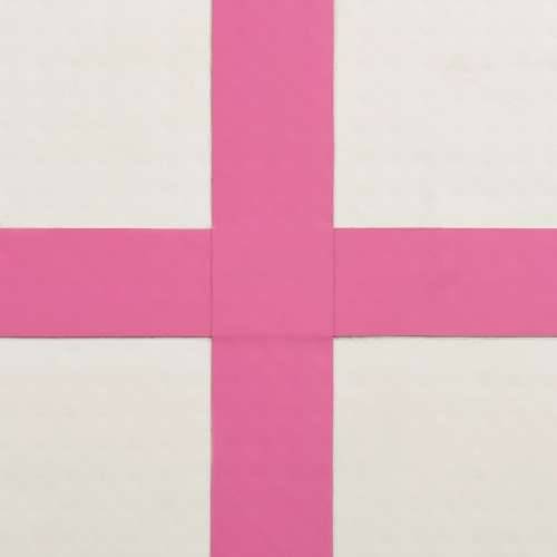 Strunjača na napuhavanje s crpkom 200 x 200 x 20 cm PVC roza - Ružičasta 200 x 200 x 20 cm 1 Cijena