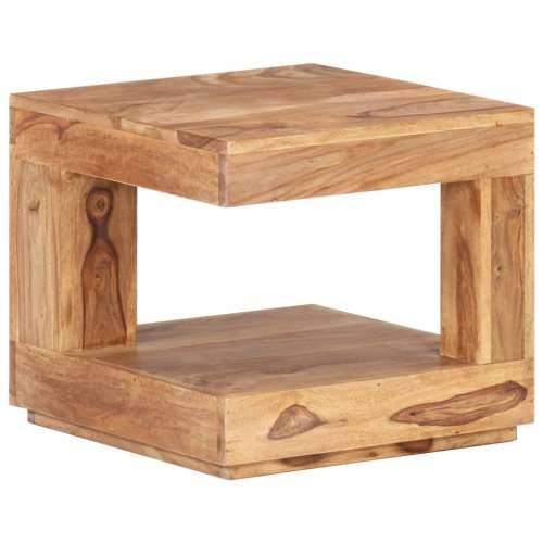 Stolić za kavu 45 x 45 x 40 cm od masivnog bagremovog drva - 1 Masivno bagremovo drvo Cijena