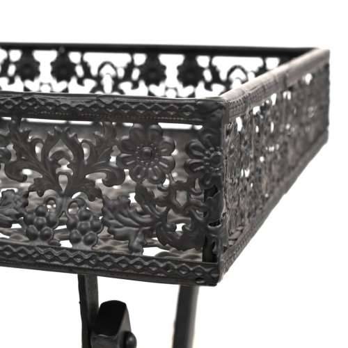 Sklopivi Stolić za kavu starinski metalni 58 x 35 x 72 cm crni Cijena