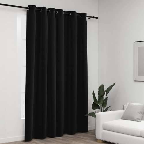 Zavjesa za zamračivanje s prstenima antracit 290 x 245 cm - Antracit 290 x 245 cm 1 Cijena