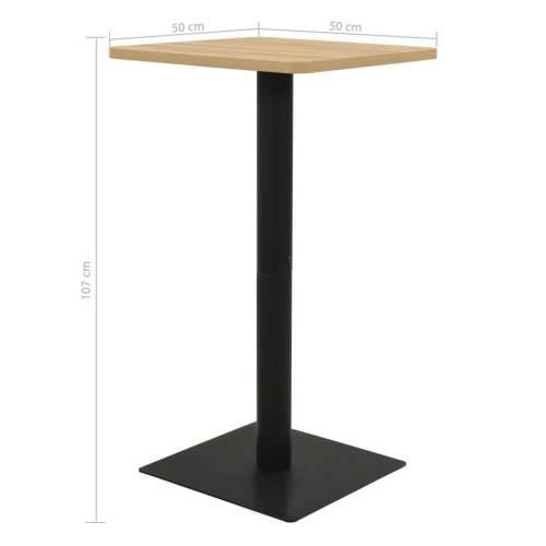 Bistro stolić boje hrasta 50 x 50 x 107 cm - boja hrasta 50 x 50 x 107 cm 1 Cijena