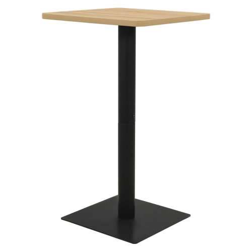 Bistro stolić boje hrasta 70 x 70 x 107 - oak colour and black 70 x 70 x 107 cm table 1 Cijena